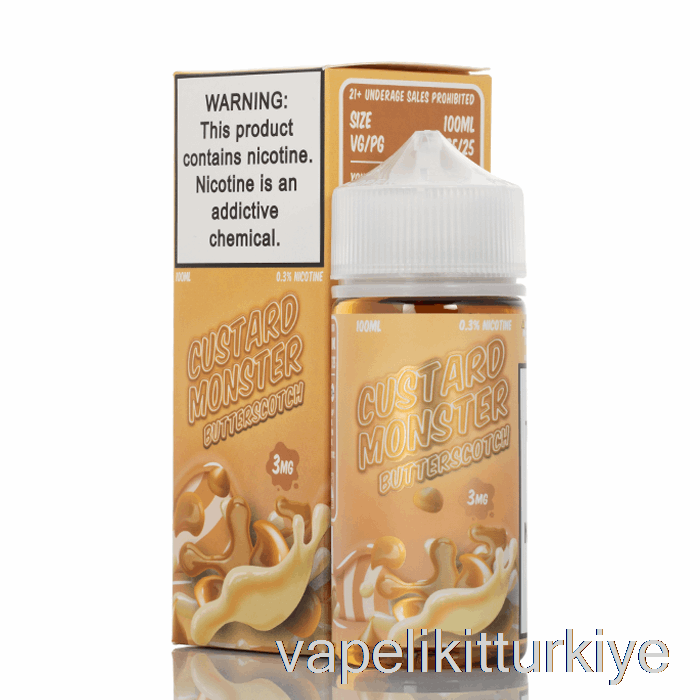 Vape Elektronik Sigara Karamela - Muhallebi Canavarı - 100ml 6mg
